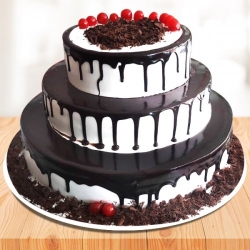 Buy 3 Tier Wedding Cake 3 Tier Black Forest Wedding Cake Free Shipping